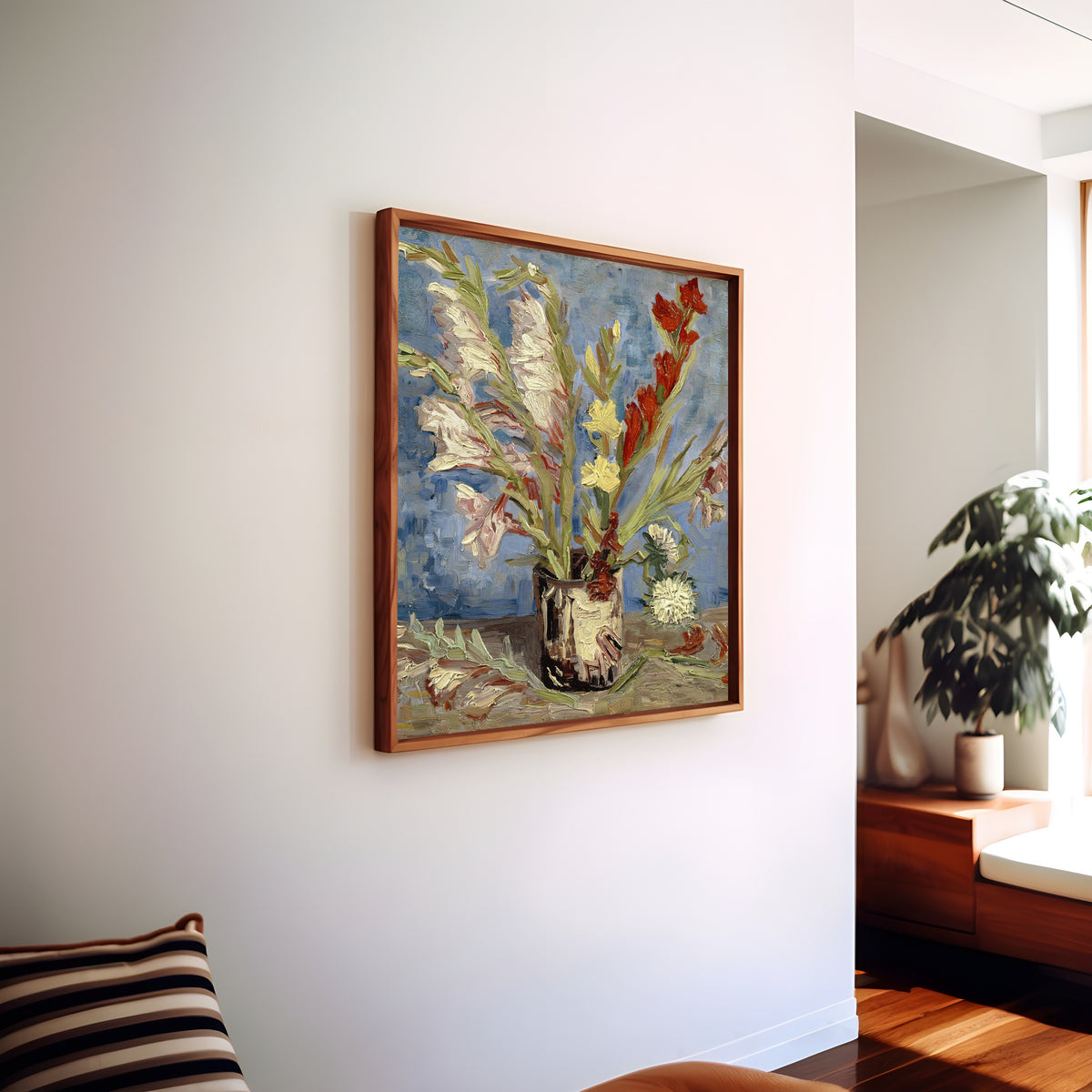 Vincent van Gogh — Vase with Gladioli and China Asters | Fine Art Print