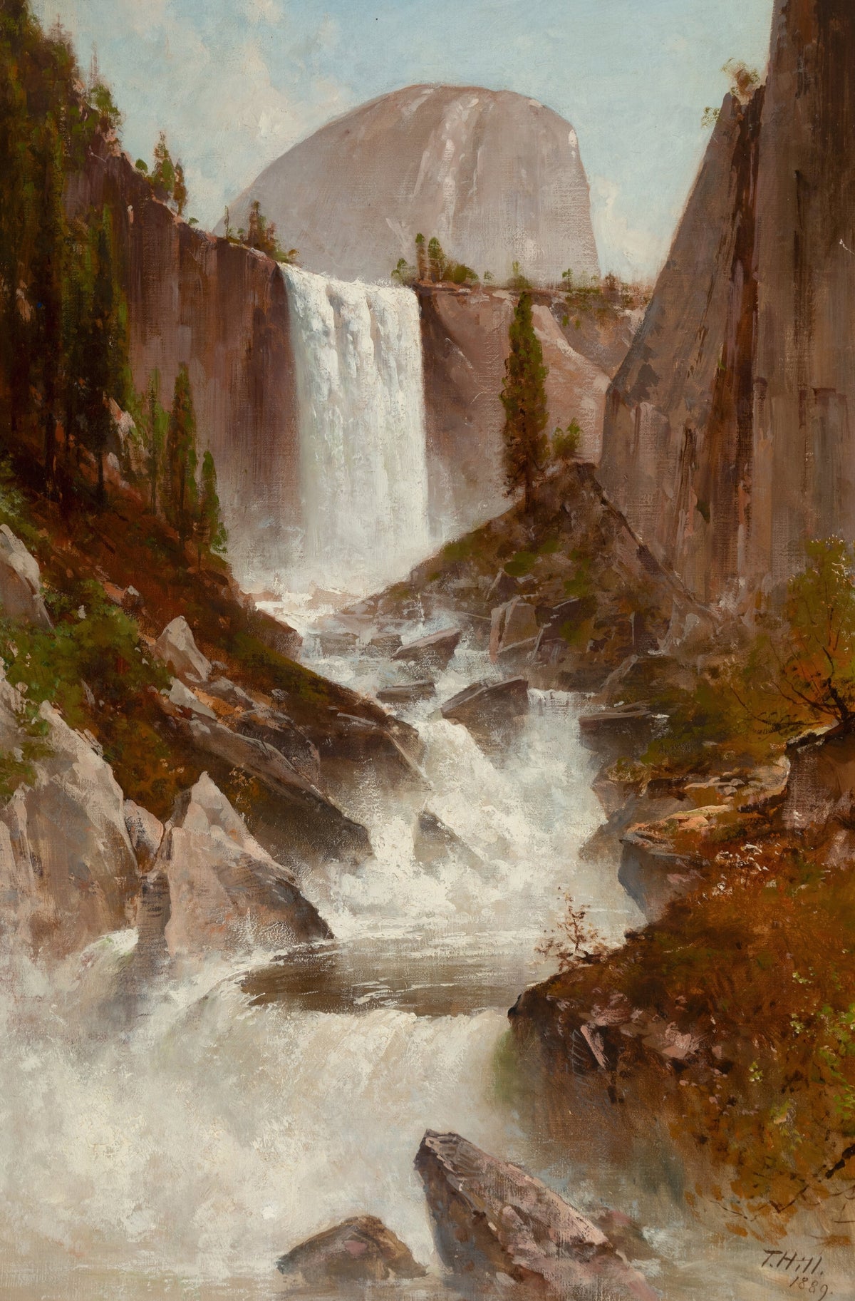 Thomas Hill — Vernal Falls, Yosemite | Landscape Fine Art Print