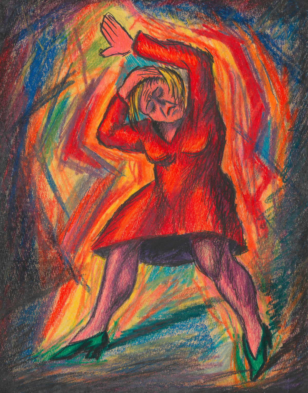 Karl Wiener — Verzweiflung (Despair) | Expressionist Art Print