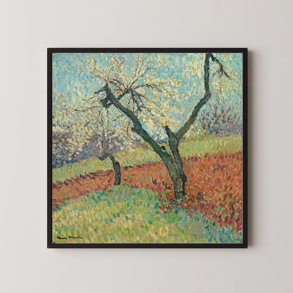 Henri Martin — Vieux pruniers | Pointillist Landscape Print