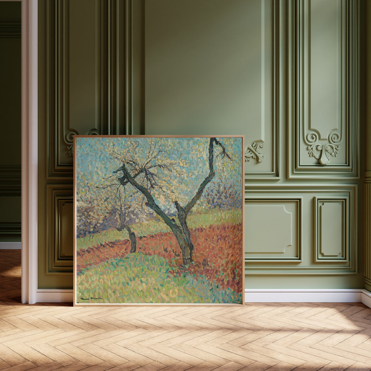 Henri Martin — Vieux pruniers | Pointillist Landscape Print