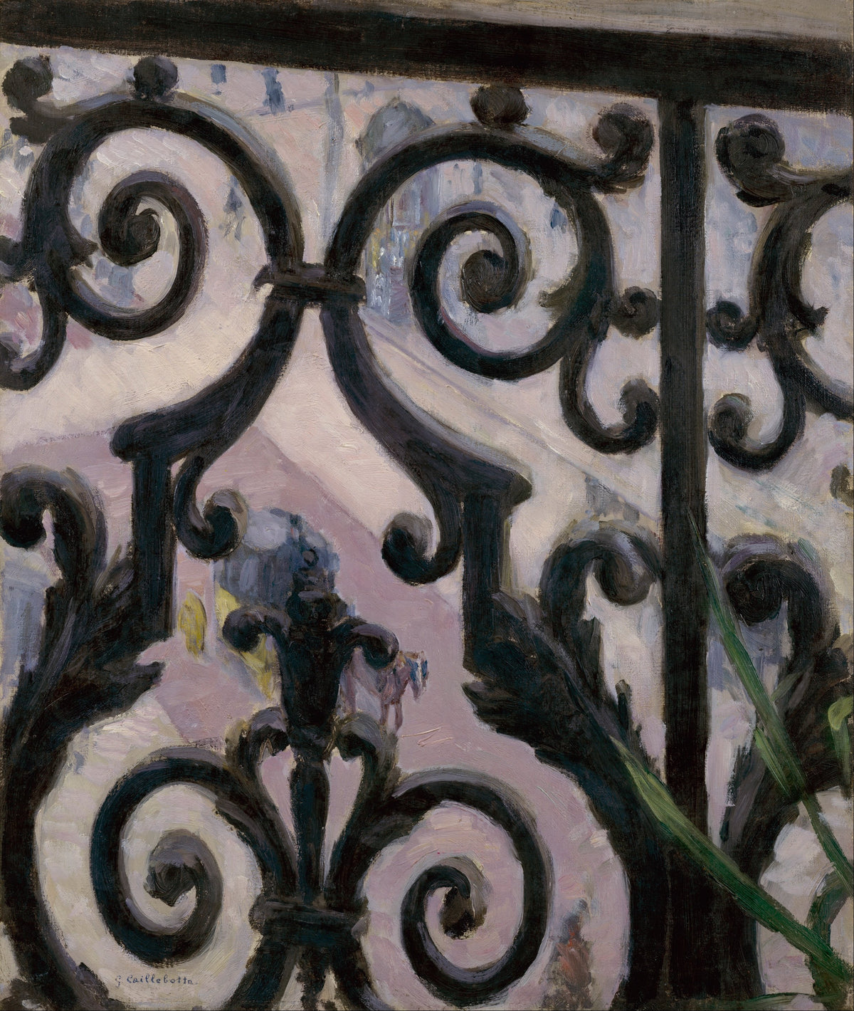 Gustave Caillebotte — View Seen Through a Balcony | Fine Art Print