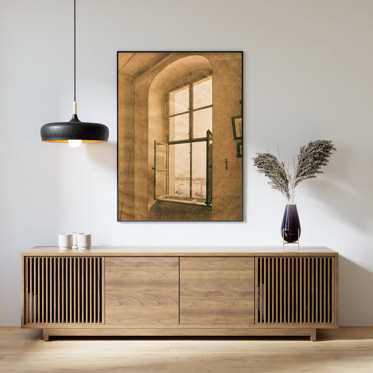Caspar David Friedrich — View from the Artist's Studio | Fine Art Print