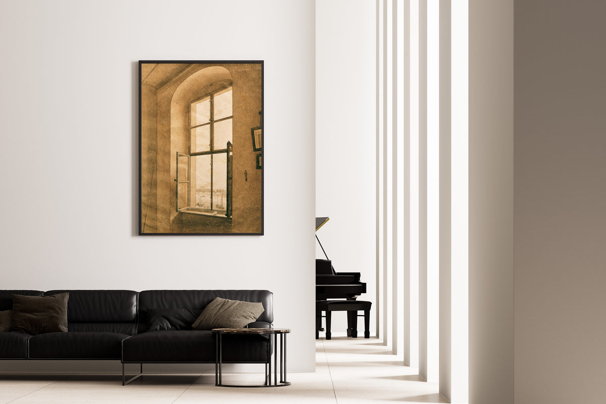 Caspar David Friedrich — View from the Artist's Studio | Fine Art Print
