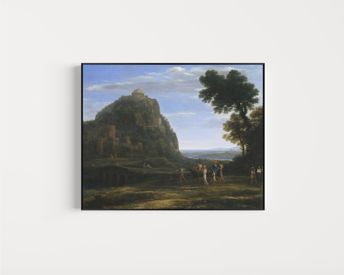Claude Lorrain — View of Delphi with a Procession | Fine Art Print