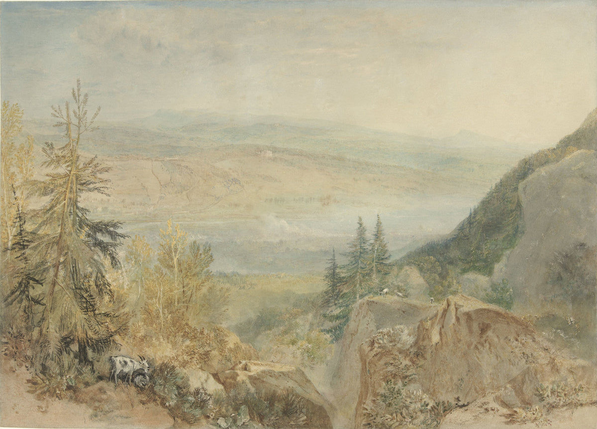J.M.W. Turner — View of Farnley Hall in Yorkshire | Landscape Fine Art Print