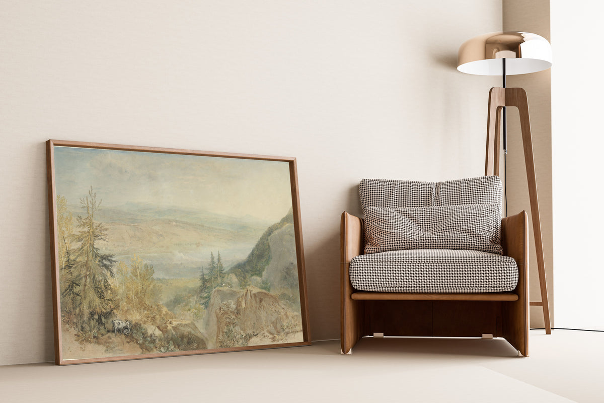 J.M.W. Turner — View of Farnley Hall in Yorkshire | Landscape Fine Art Print