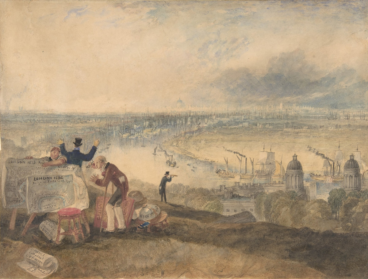 J.M.W. Turner — View of London from Greenwich | Landscape Fine Art Print