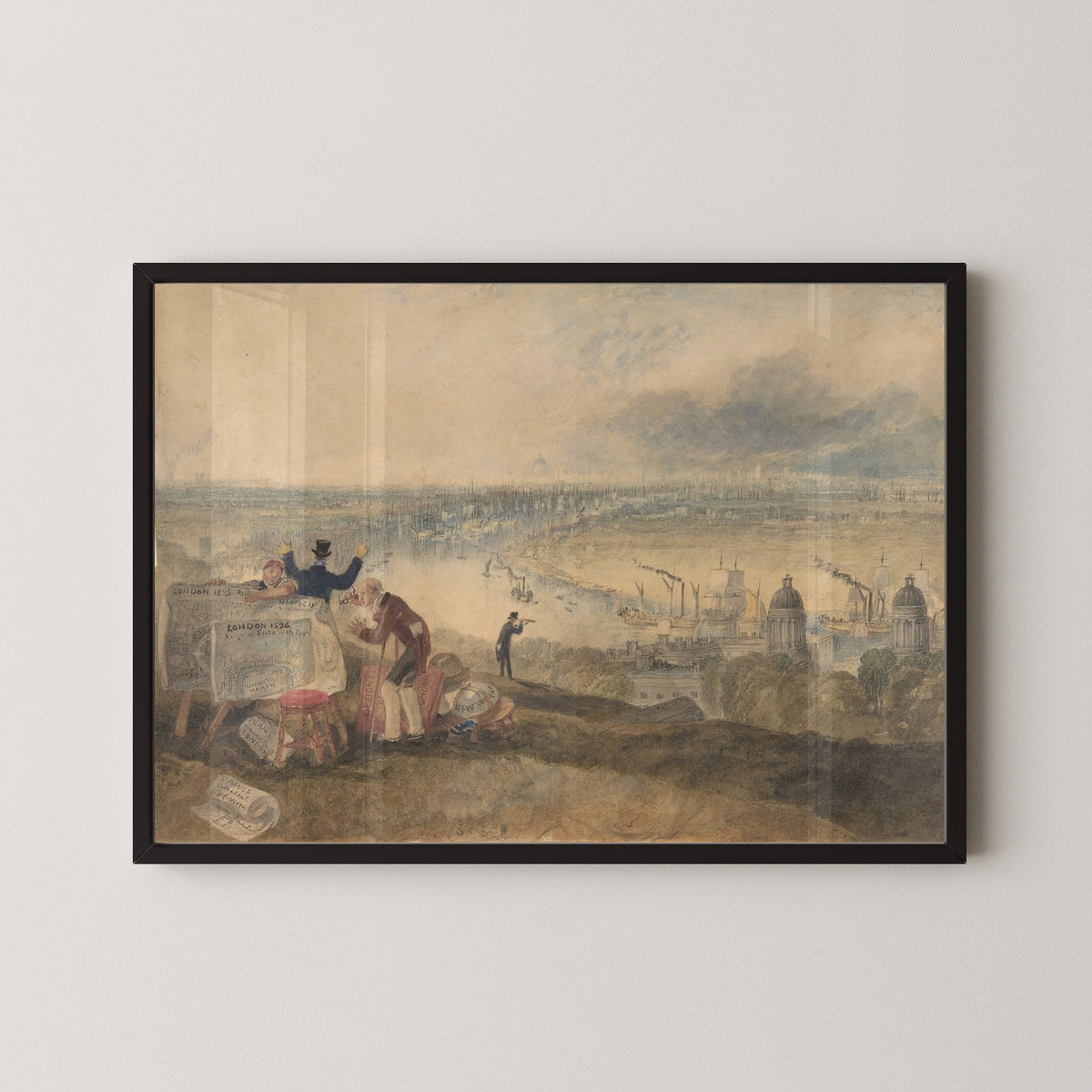 J.M.W. Turner — View of London from Greenwich | Landscape Fine Art Print