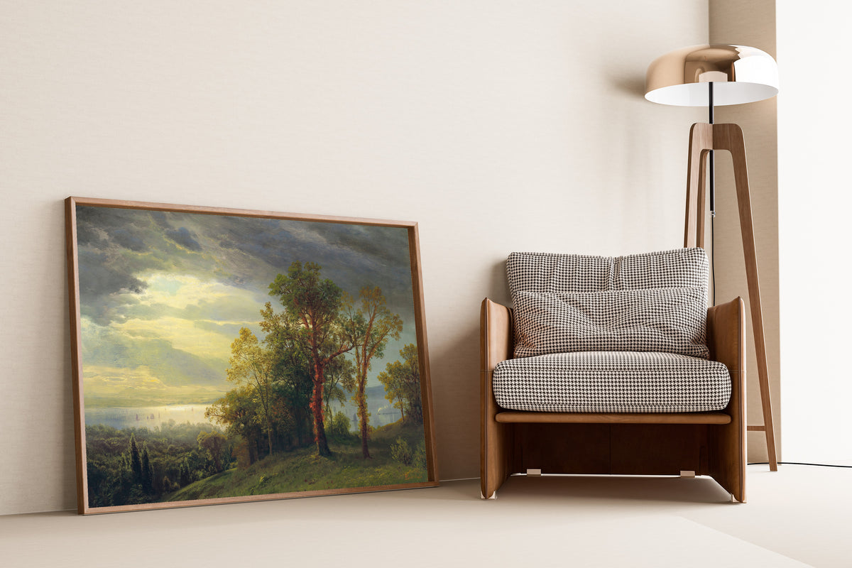 Albert Bierstadt — View on the Hudson | Landscape Fine Art Print
