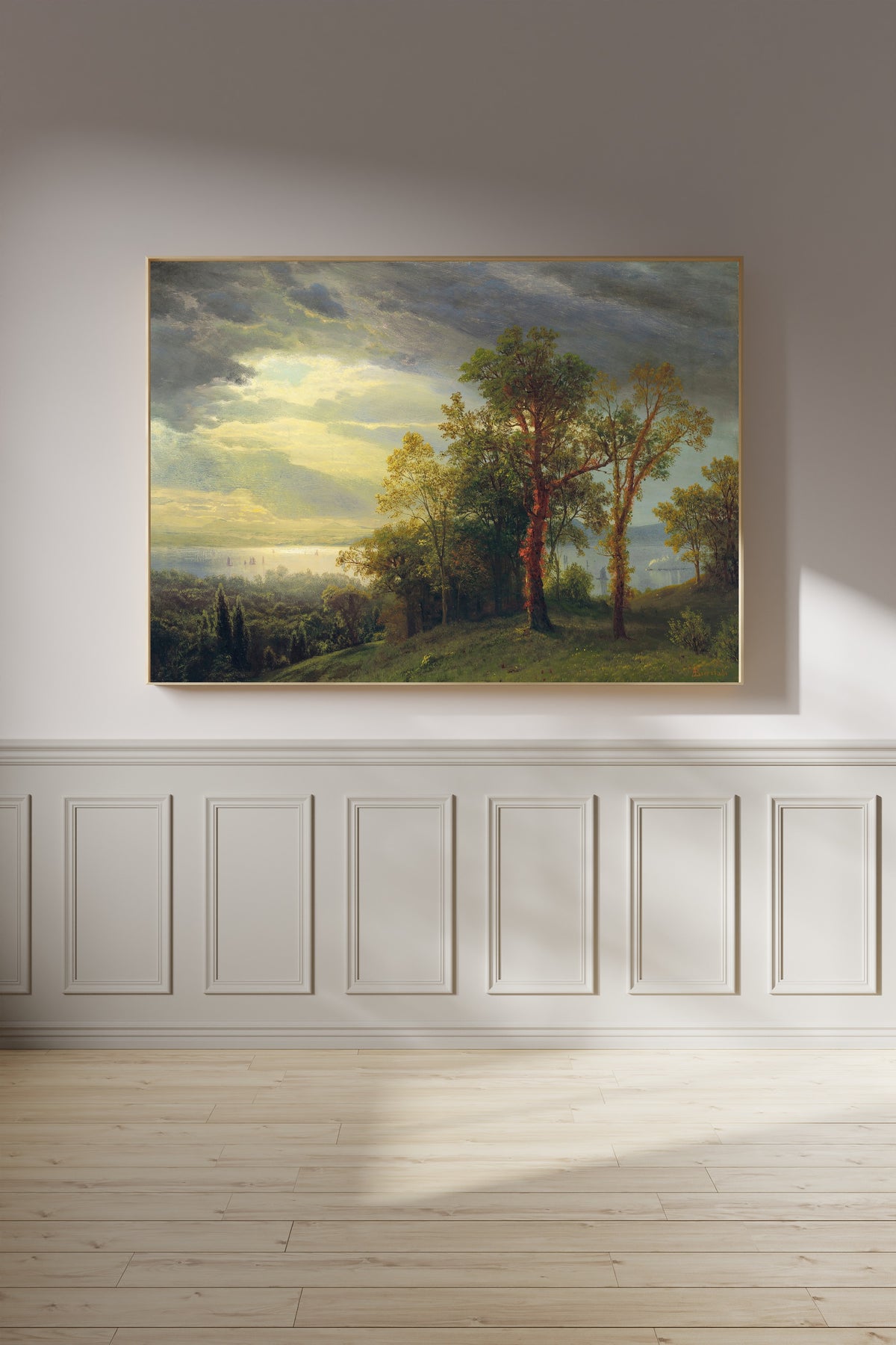Albert Bierstadt — View on the Hudson | Landscape Fine Art Print