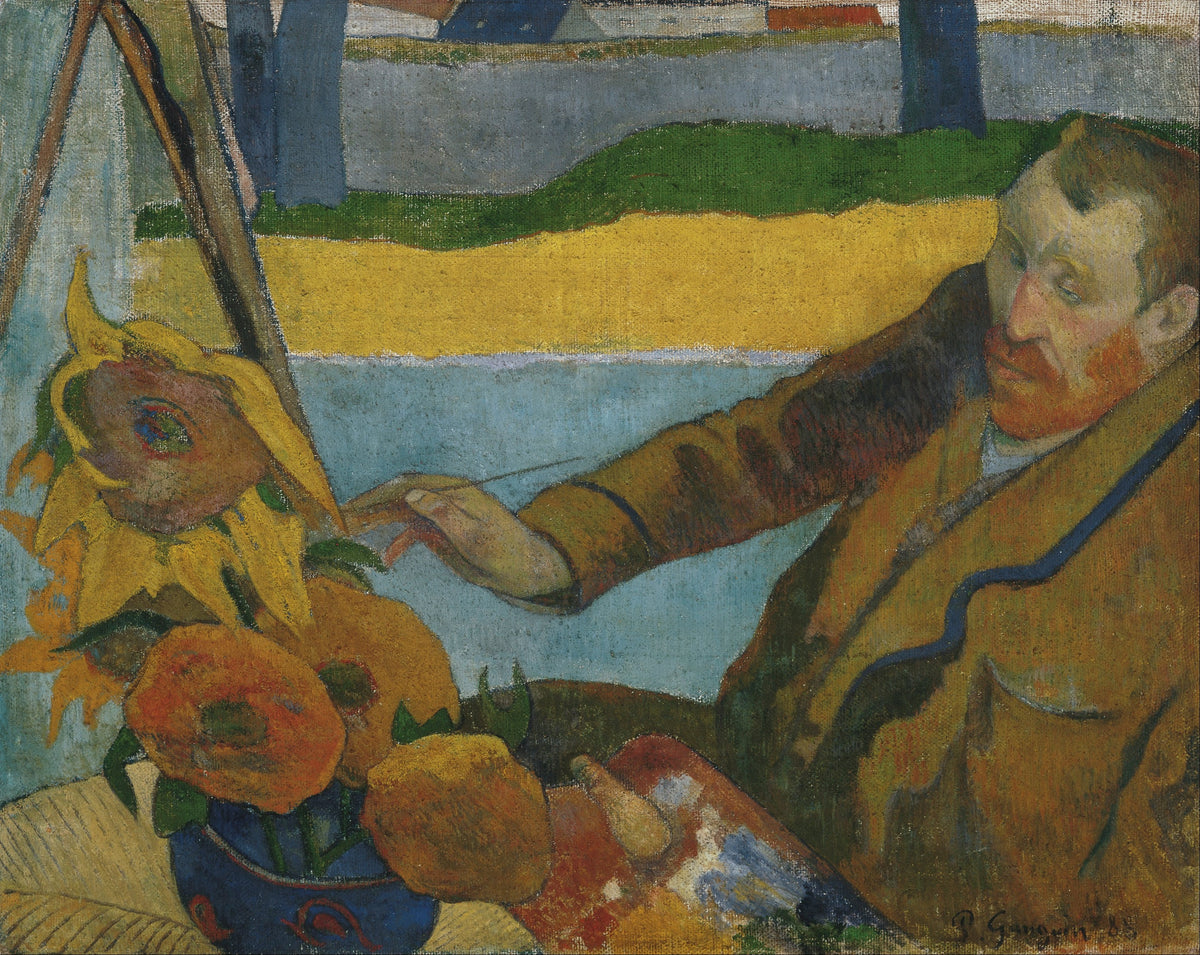 Paul Gauguin — Vincent van Gogh Painting Sunflowers | Fine Art Print