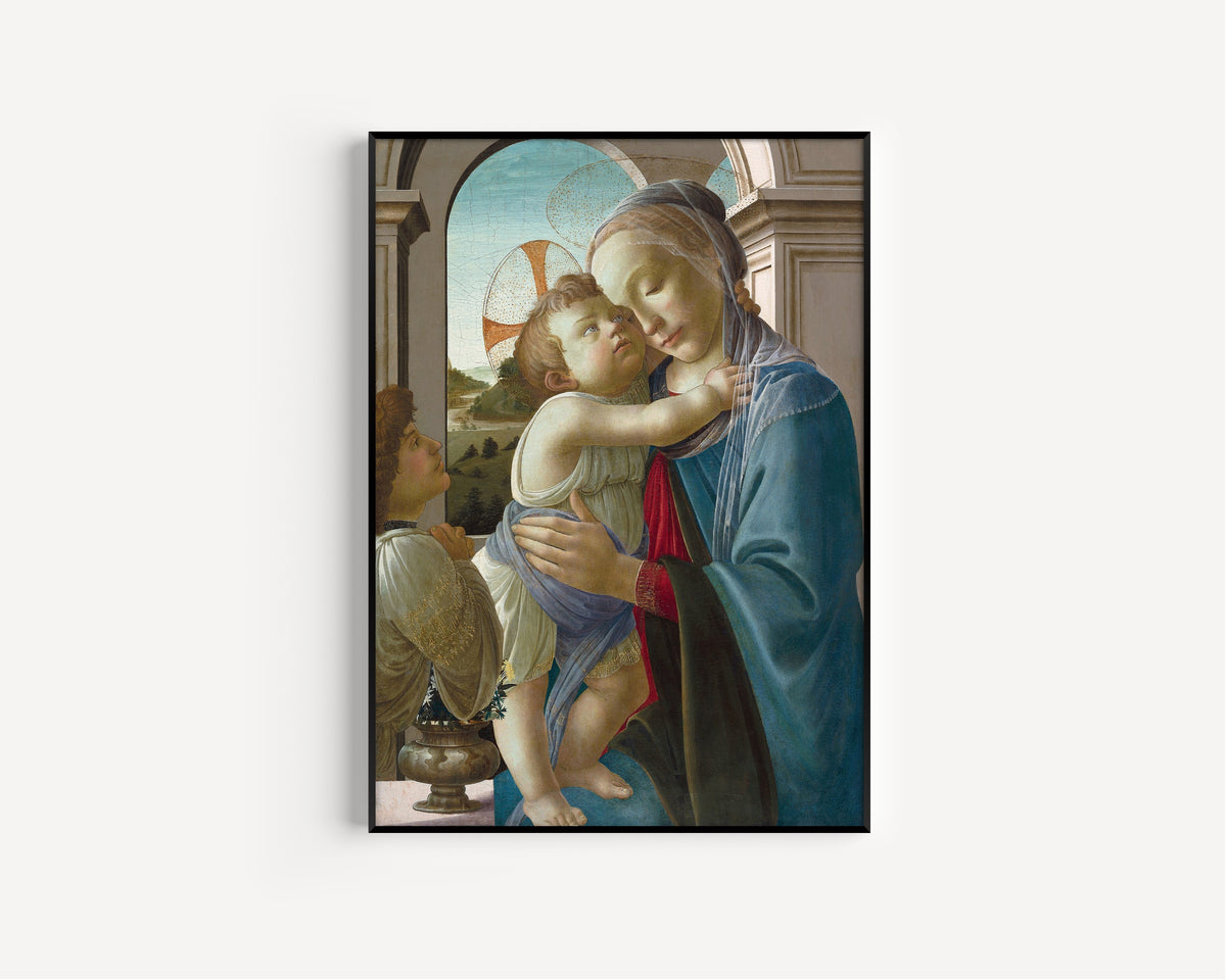 Sandro Botticelli — Virgin and Child with an Angel | Fine Art Print