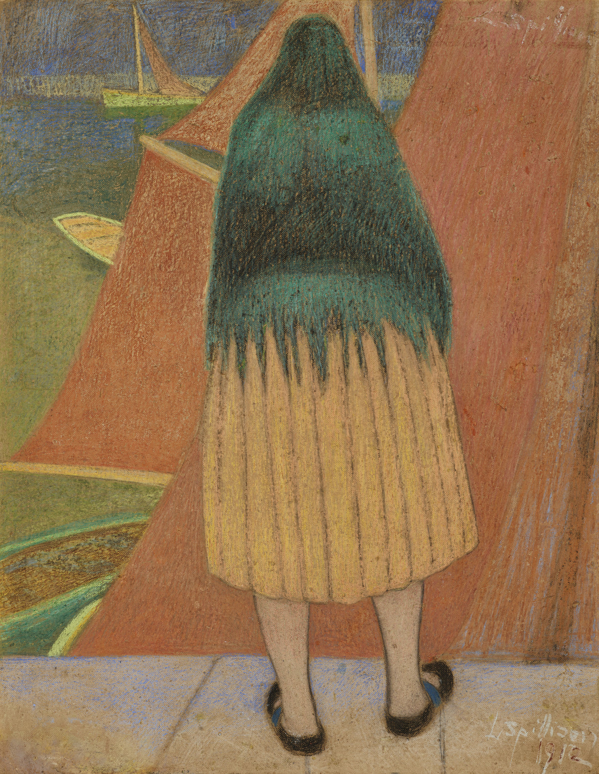 Léon Spilliaert — Vissersvrouw | Symbolist Art Print