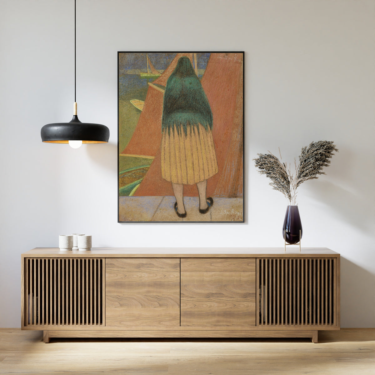 Léon Spilliaert — Vissersvrouw | Symbolist Art Print
