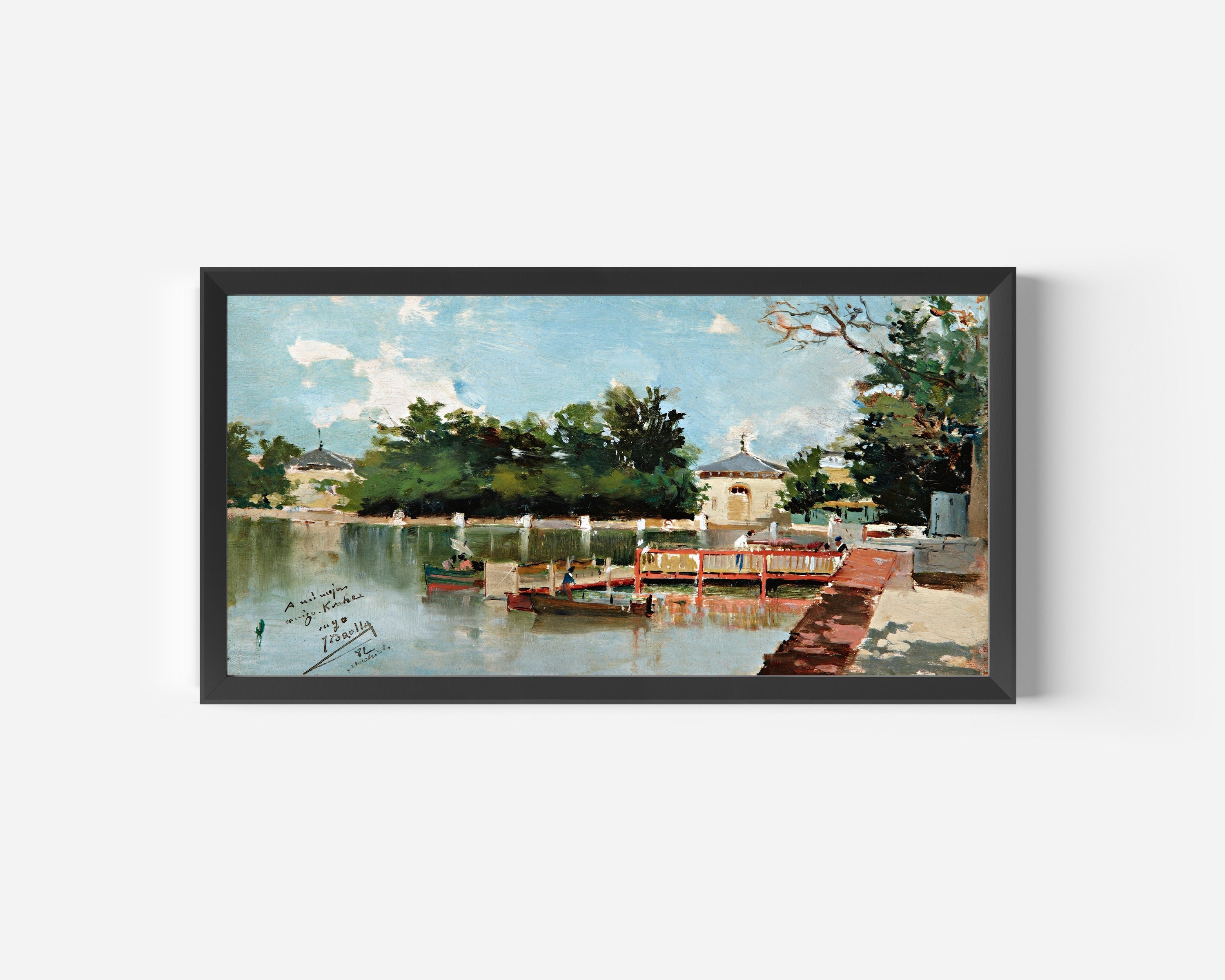Joaquín Sorolla — The Jetty in the Retiro Gardens, Madrid | Fine Art Print