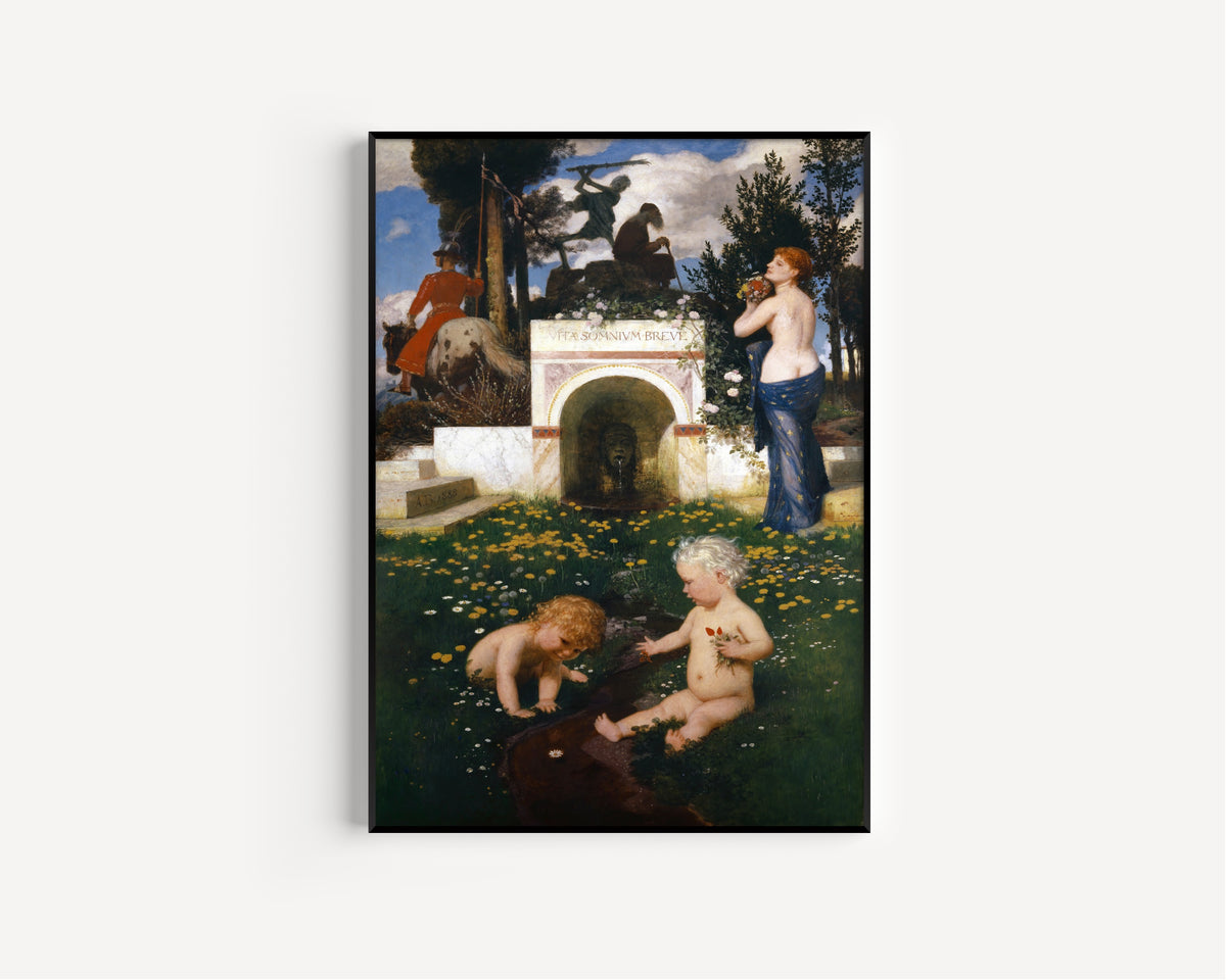 Arnold Böcklin — Vita Somnium Breve (Life, a Short Dream) | Symbolist Art Print