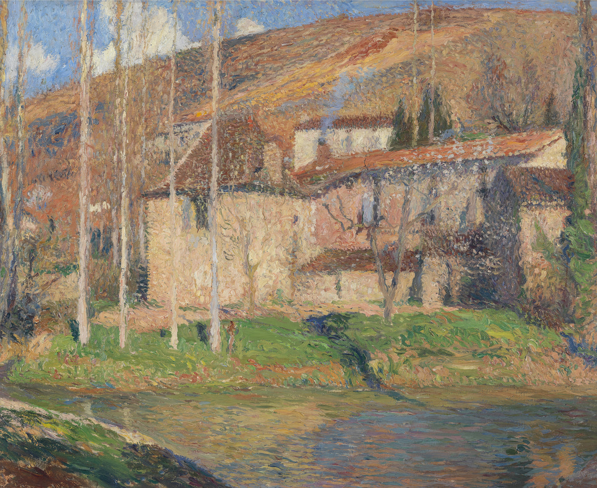 Henri Martin — Vue de Labastide-du-Vert (Midi-Pyrénées) | Pointillist Landscape Print