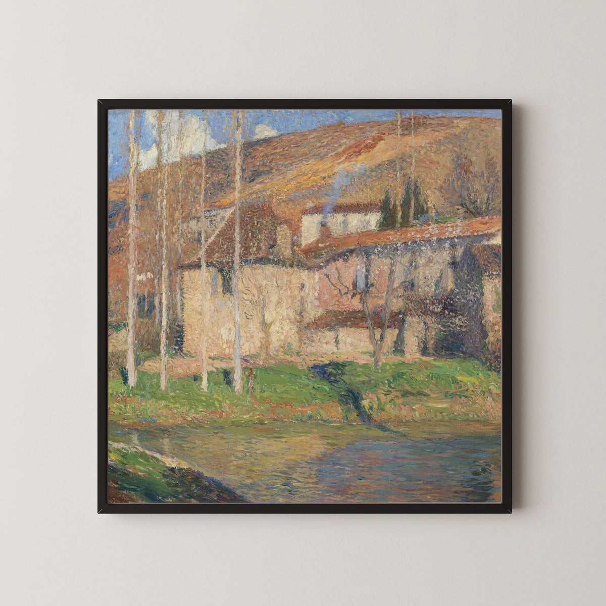 Henri Martin — Vue de Labastide-du-Vert (Midi-Pyrénées) | Pointillist Landscape Print