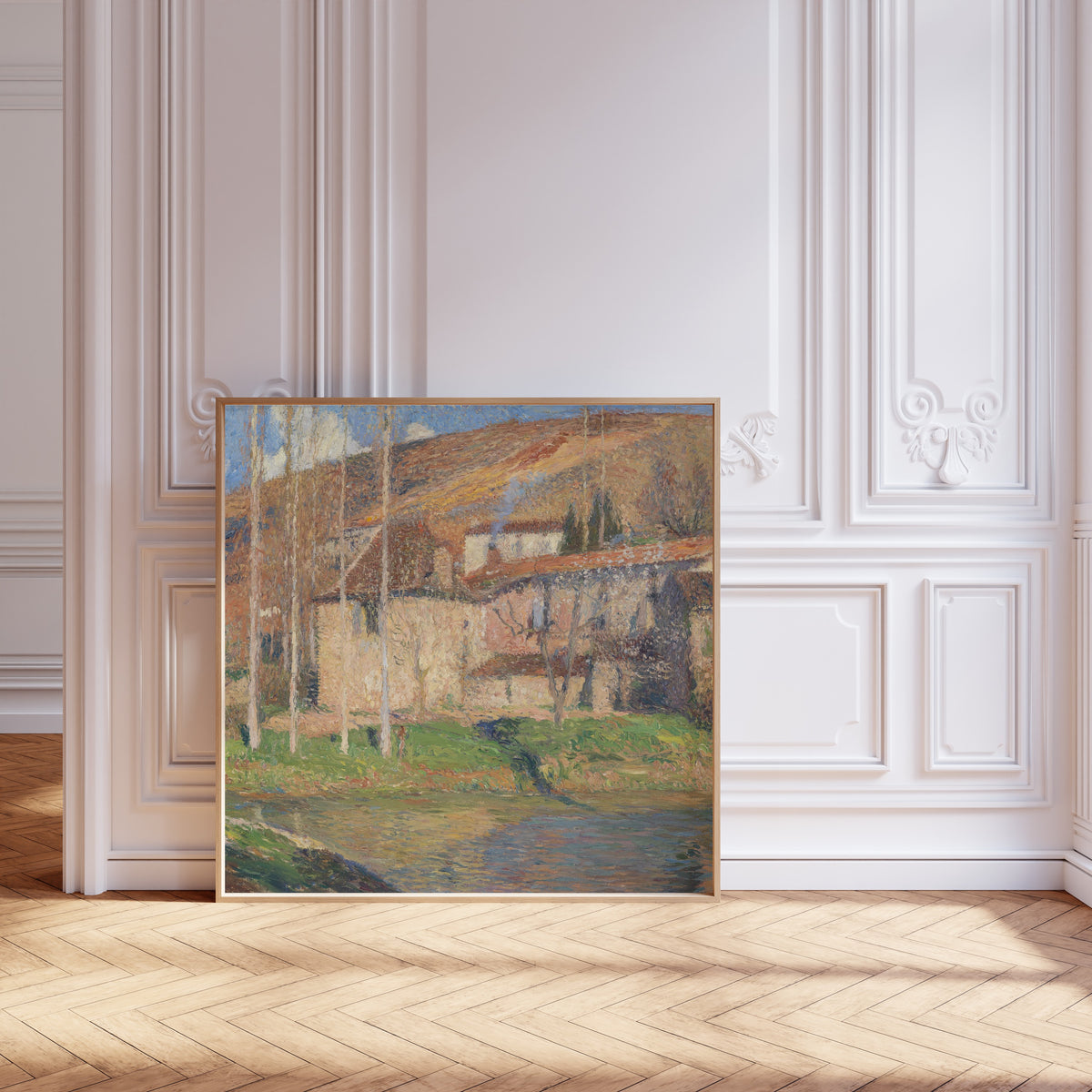 Henri Martin — Vue de Labastide-du-Vert (Midi-Pyrénées) | Pointillist Landscape Print