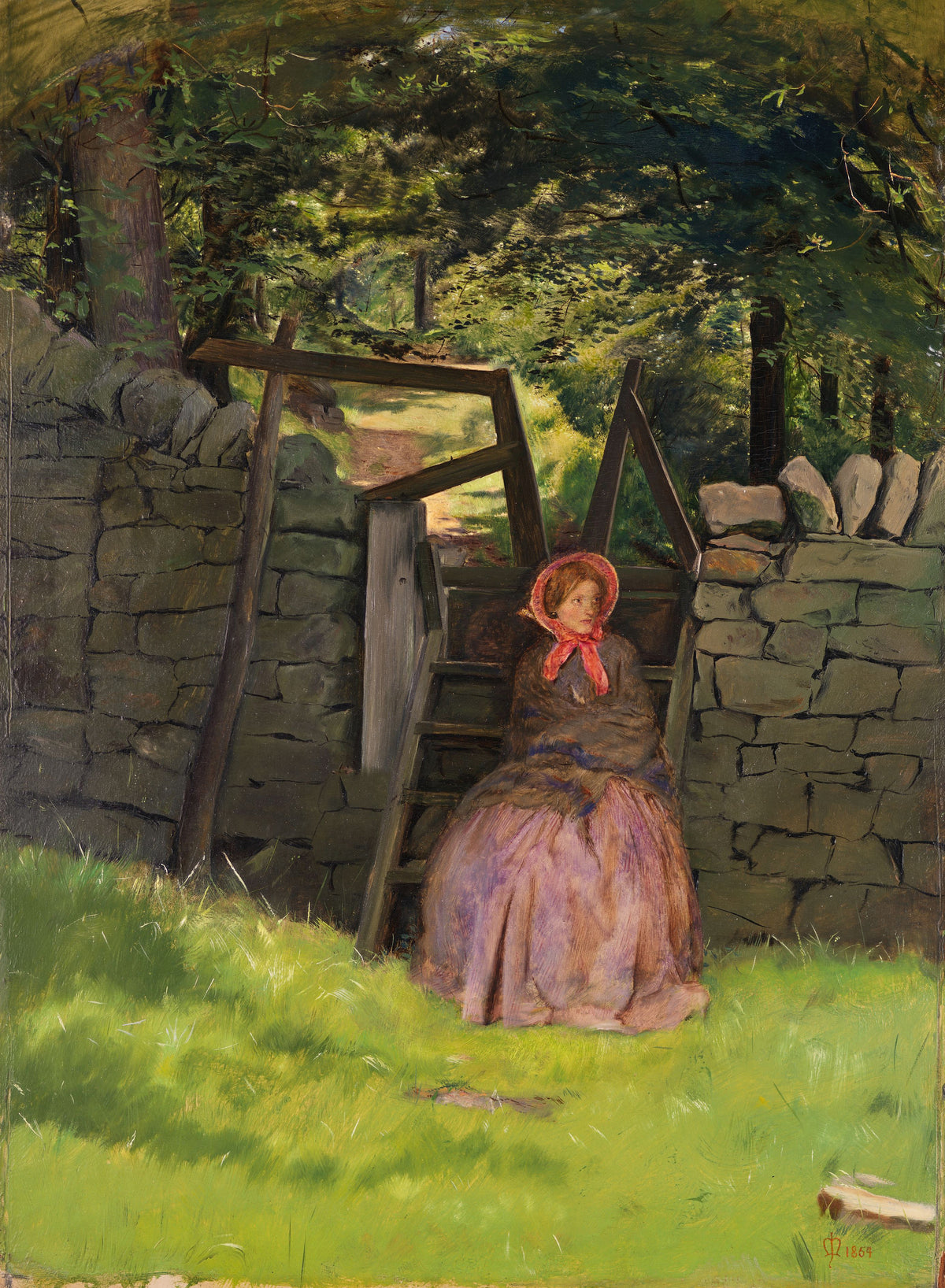 John Everett Millais — Waiting | Pre-Raphaelite Art Print