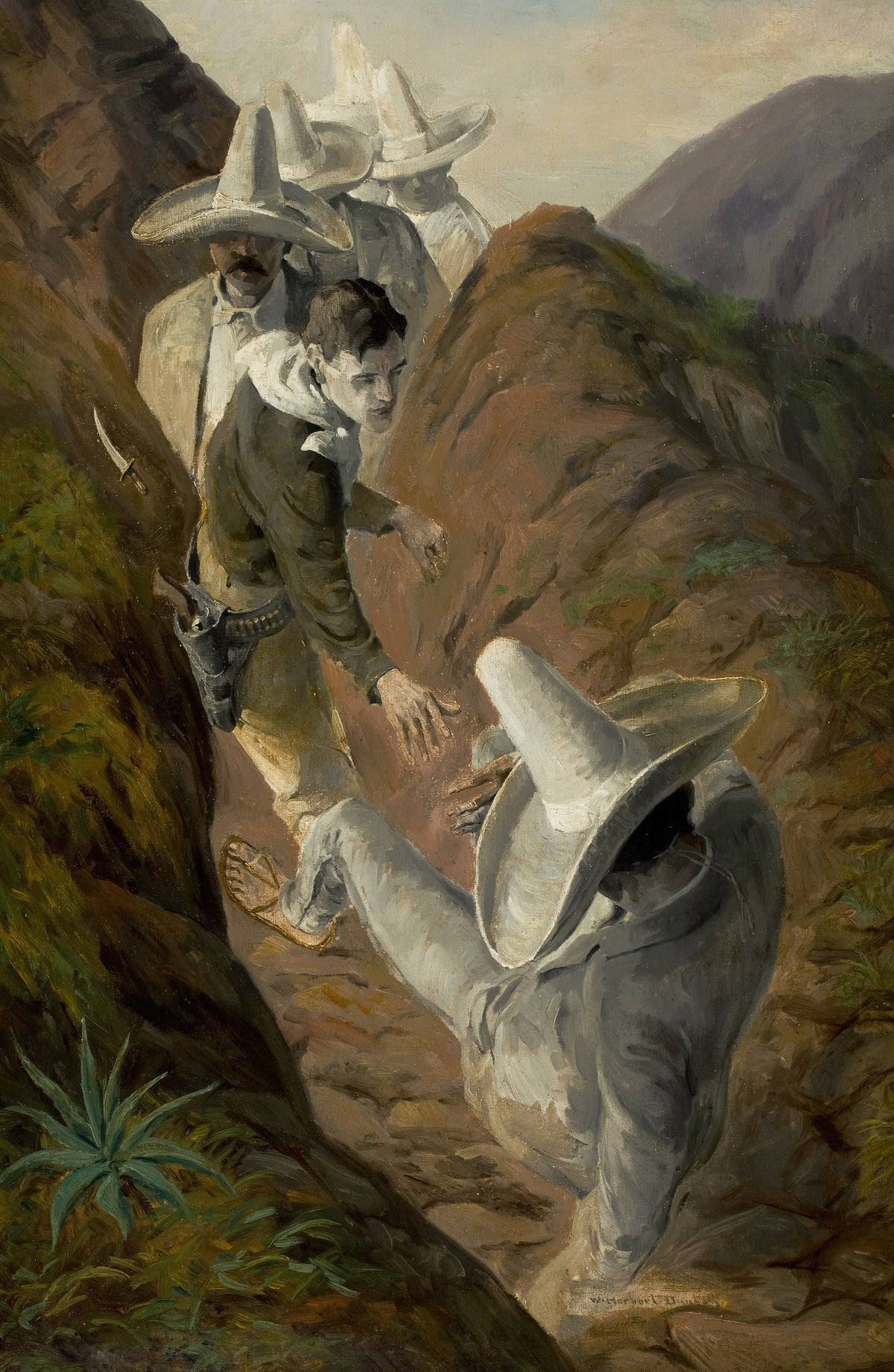 W. Herbert Dunton — Wanderer of the Wasteland | Western Illustration Print