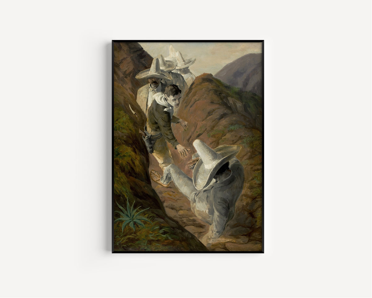 W. Herbert Dunton — Wanderer of the Wasteland | Western Illustration Print