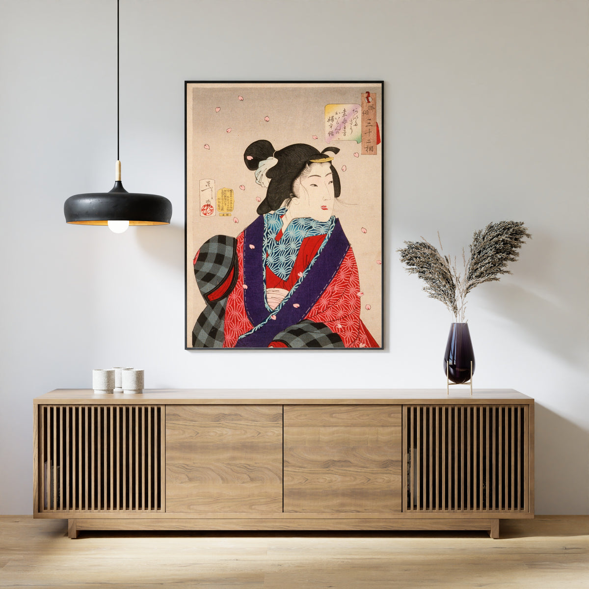 Tsukioka Yoshitoshi — Wanting to Meet Someone: A Courtesan of the Kaei Period | Japanese Woodblock Print (Ukiyo-e)