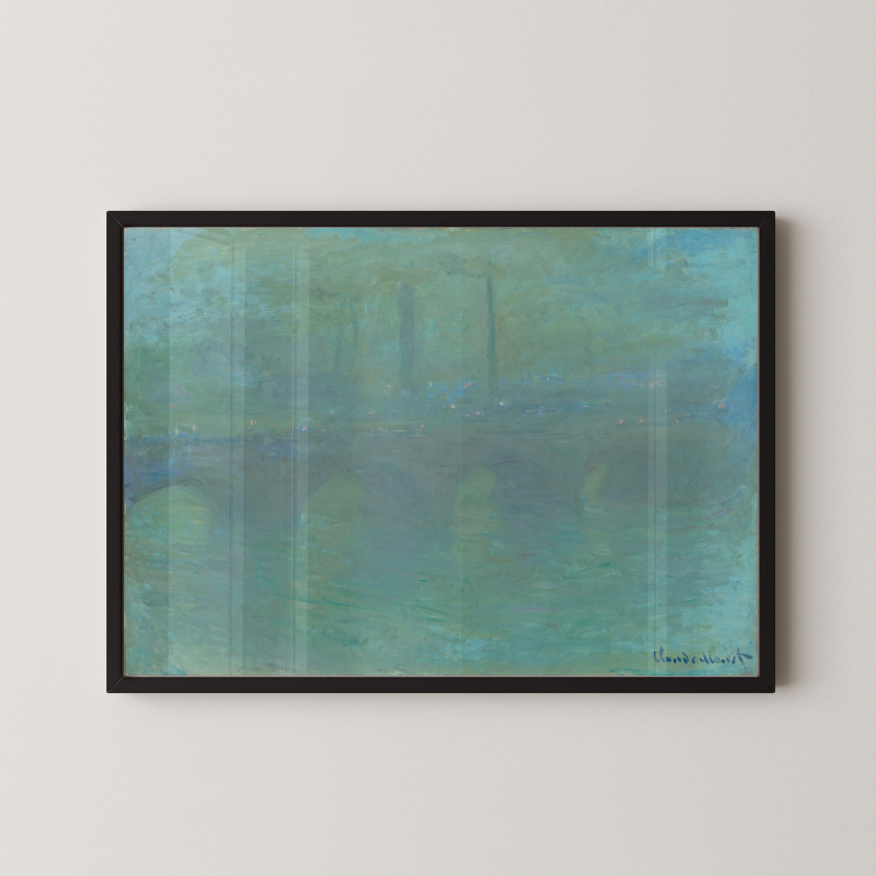 Claude Monet — Waterloo Bridge, London, at Dusk | Fine Art Print