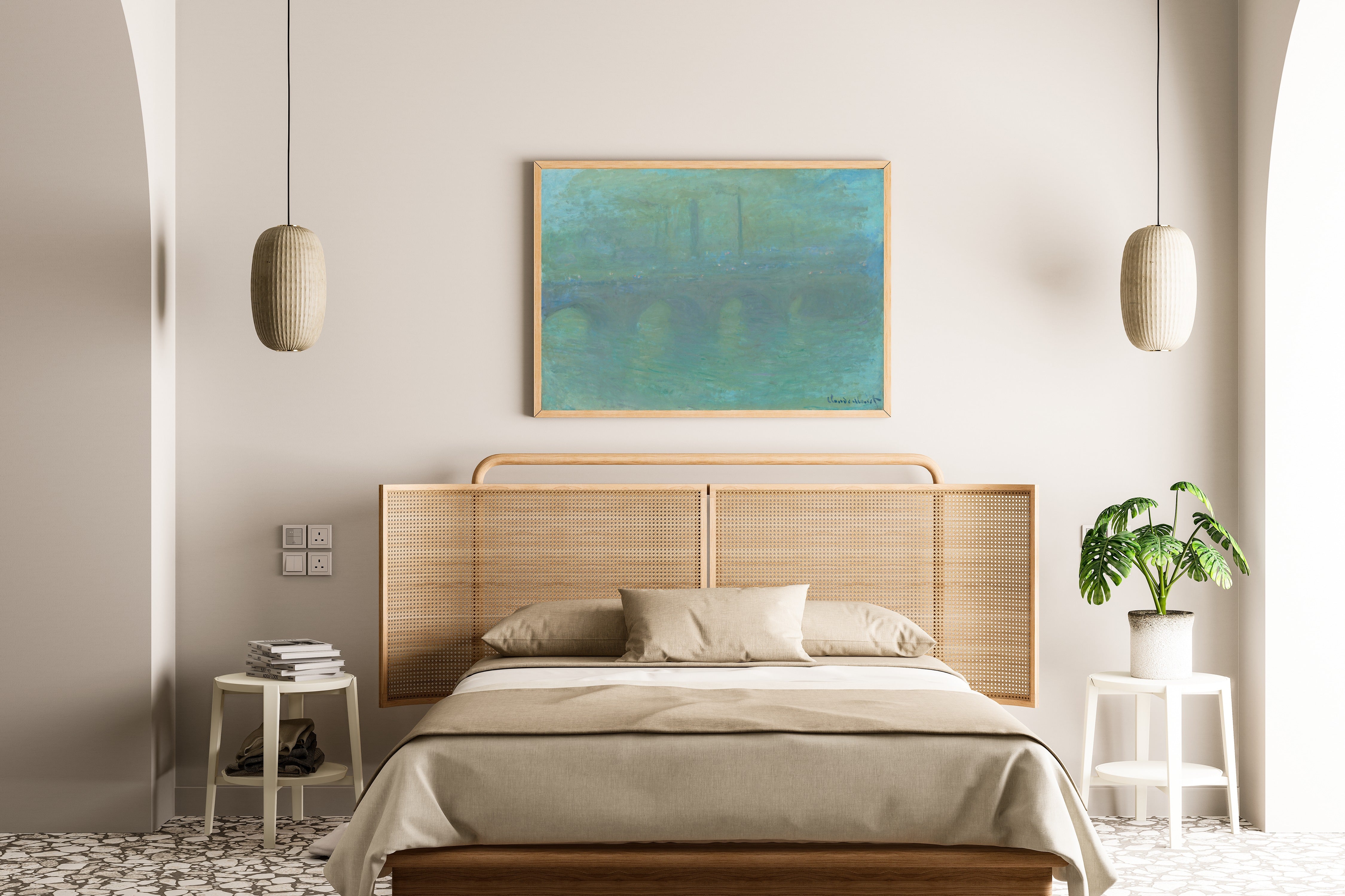 Claude Monet — Waterloo Bridge, London, at Dusk | Fine Art Print