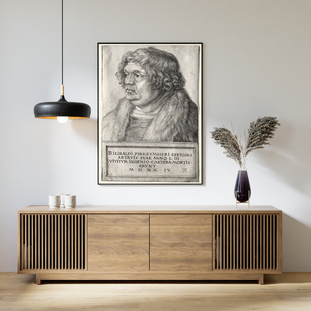 Albrecht Dürer — Willibald Pirkheimer | Engraving Print