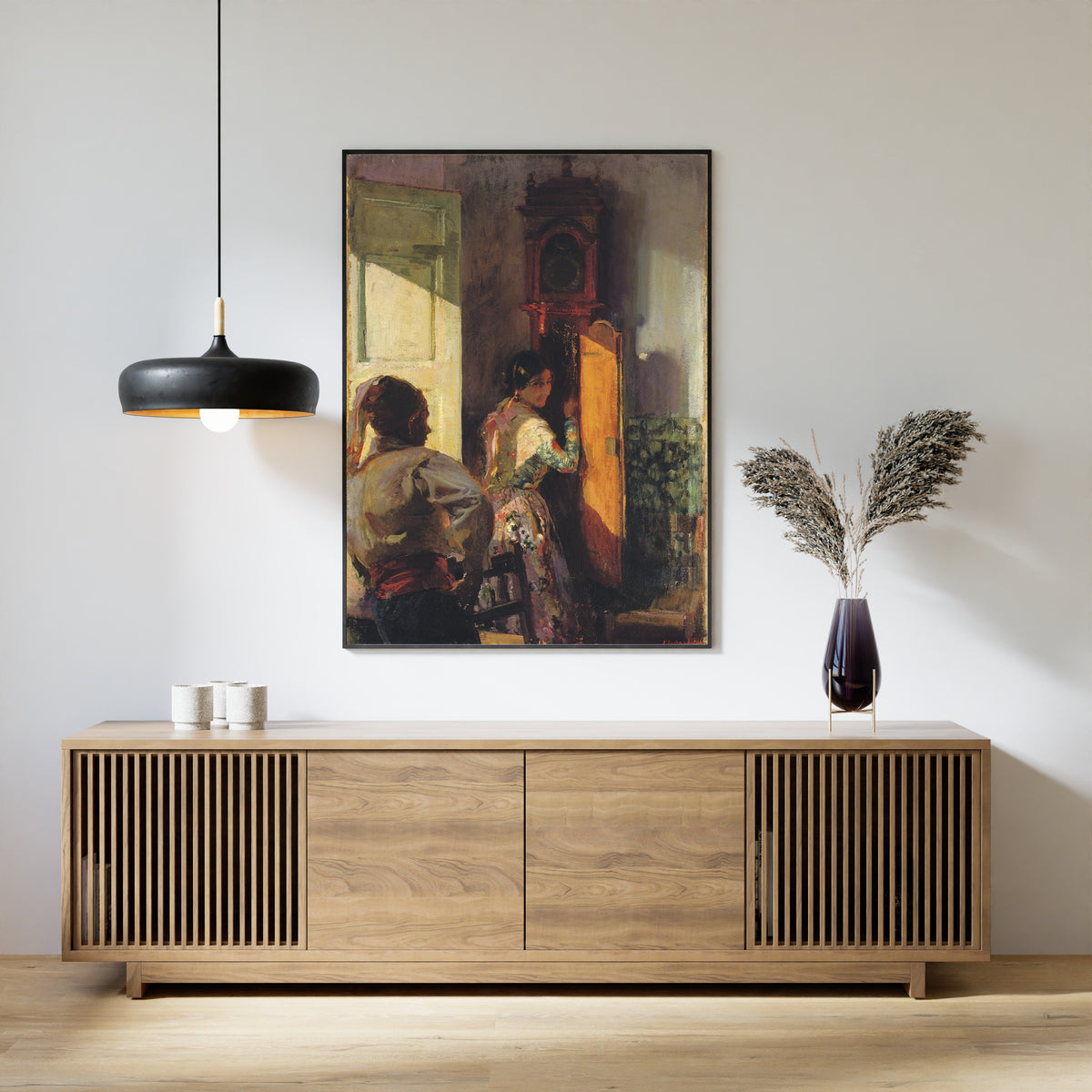 Joaquín Sorolla — Winding the Clock | Fine Art Print