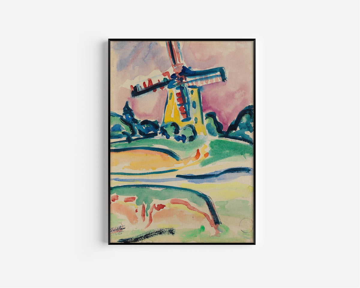 Ernst Ludwig Kirchner — Windmill | Fine Art Print