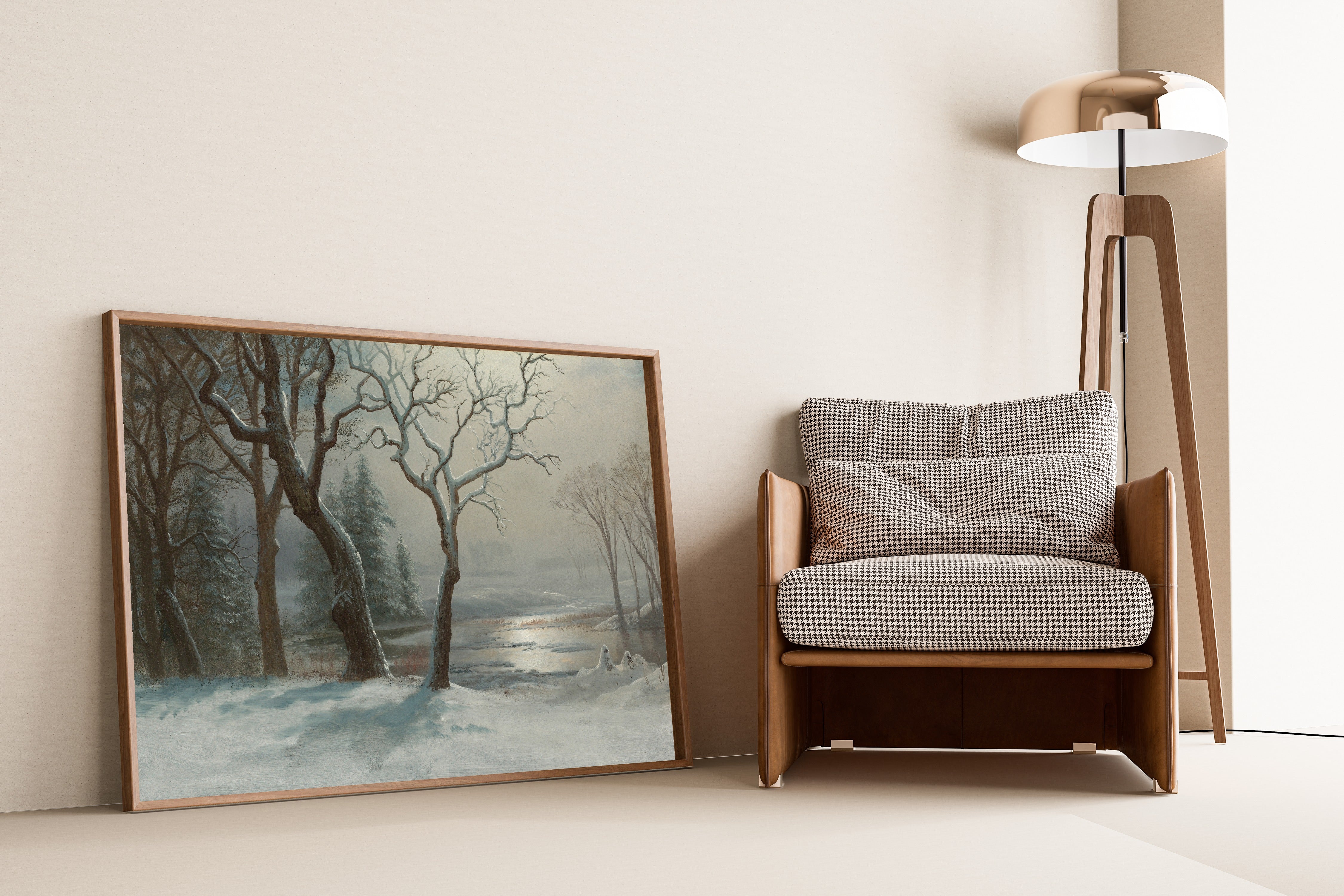 Albert Bierstadt — Winter in Yosemite | Landscape Fine Art Print