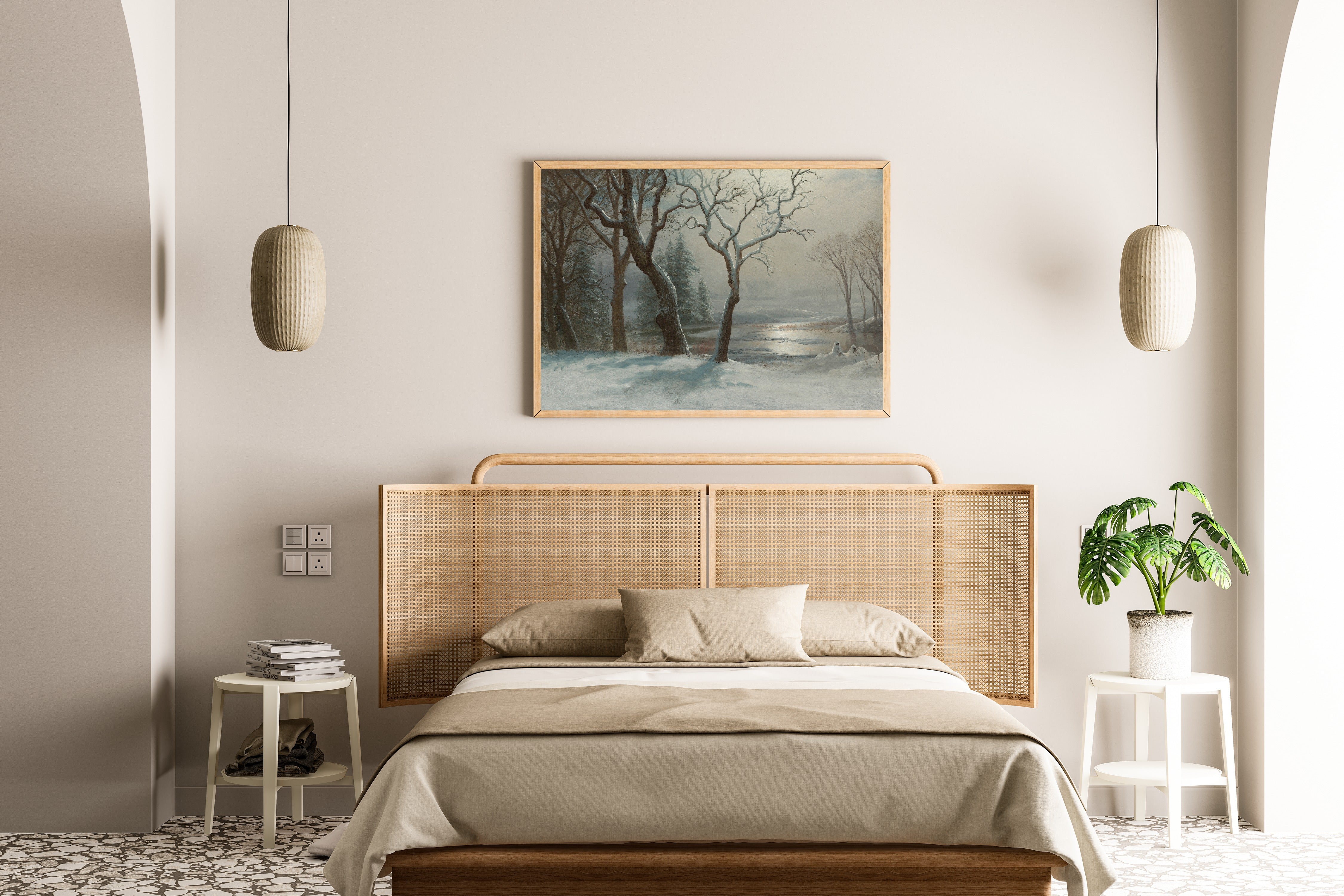 Albert Bierstadt — Winter in Yosemite | Landscape Fine Art Print