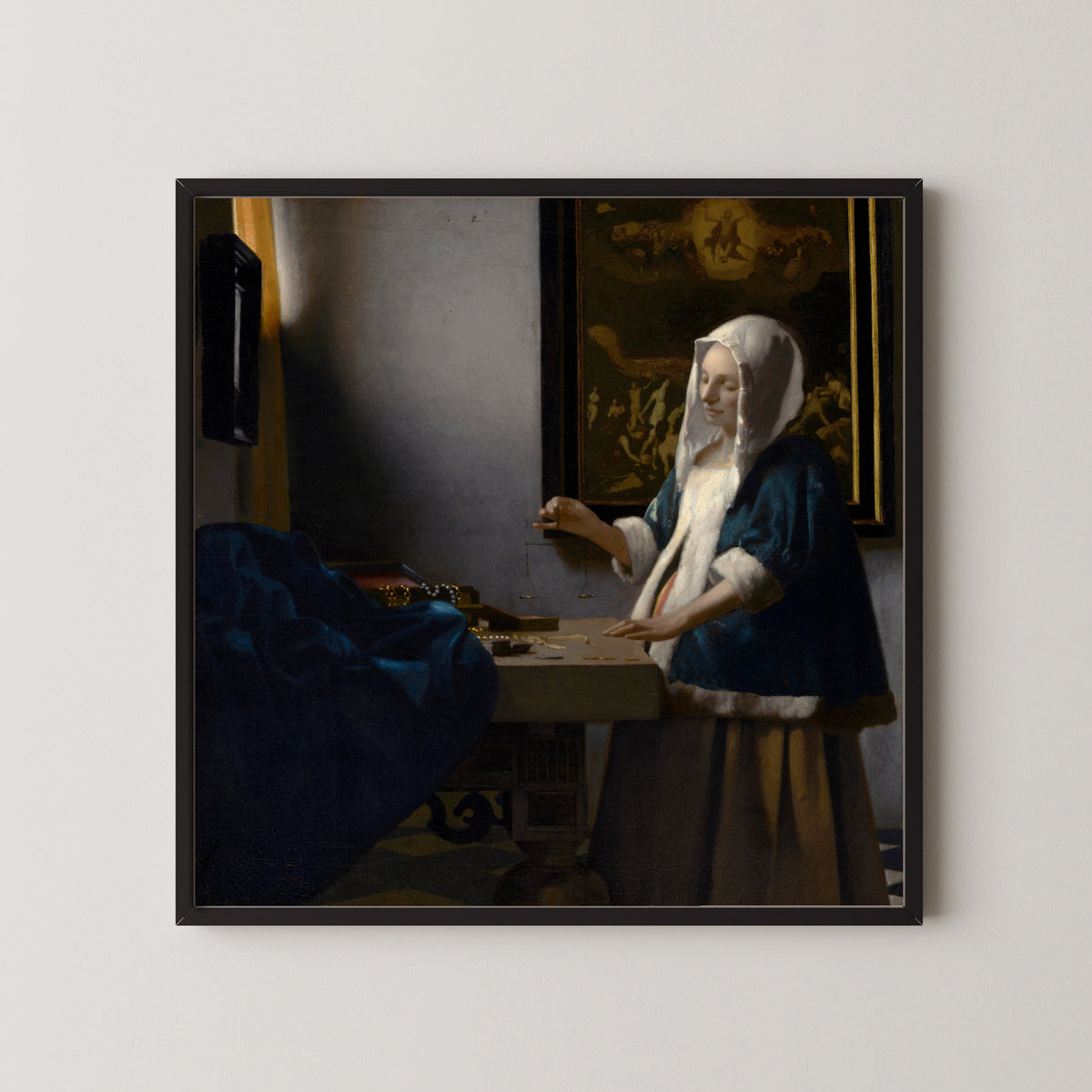 Johannes Vermeer — Woman Holding a Balance | Fine Art Print