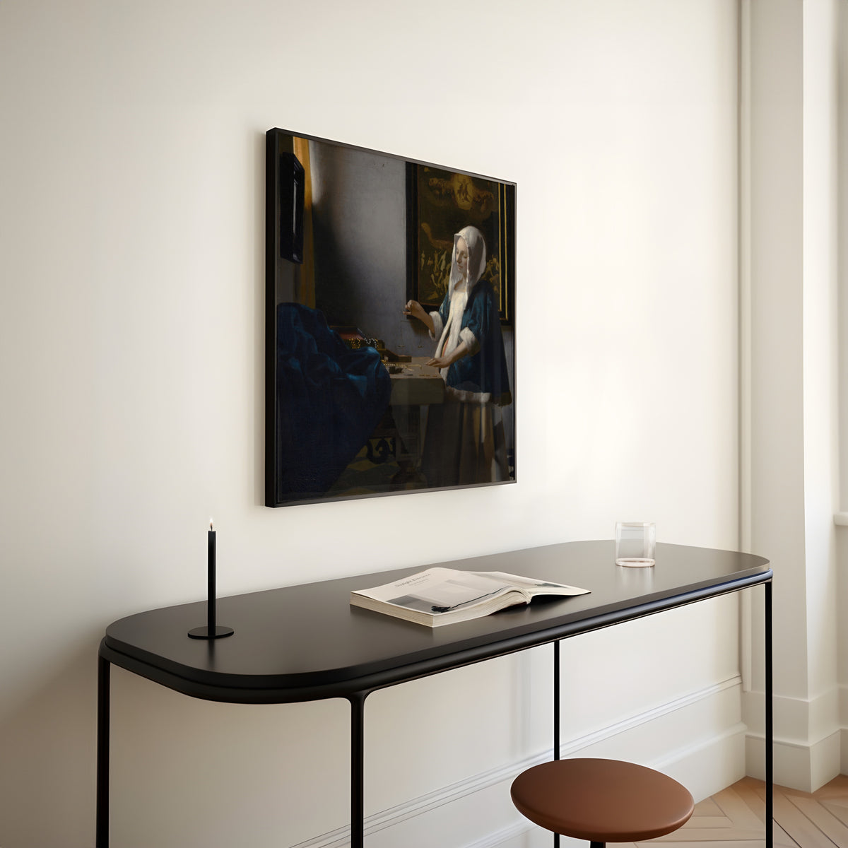 Johannes Vermeer — Woman Holding a Balance | Fine Art Print