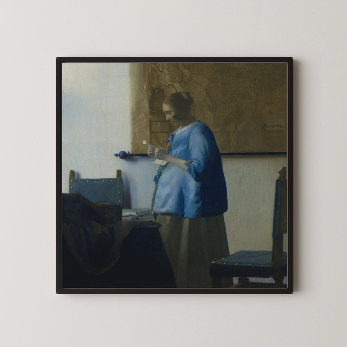 Johannes Vermeer — Woman Reading a Letter | Fine Art Print