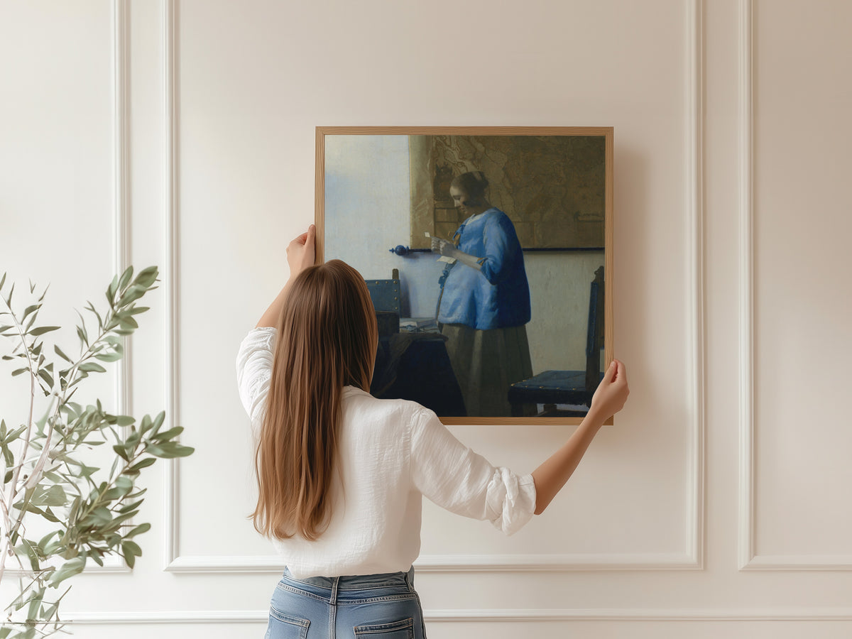Johannes Vermeer — Woman Reading a Letter | Fine Art Print