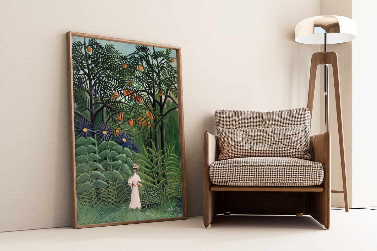 Henri Rousseau — Woman Walking in an Exotic Forest | Fine Art Print