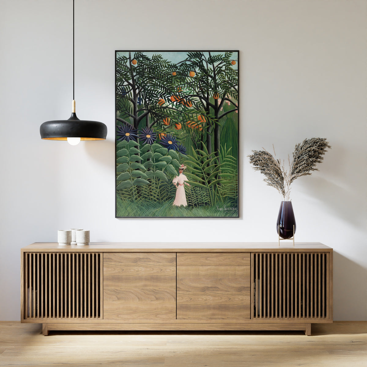 Henri Rousseau — Woman Walking in an Exotic Forest | Fine Art Print