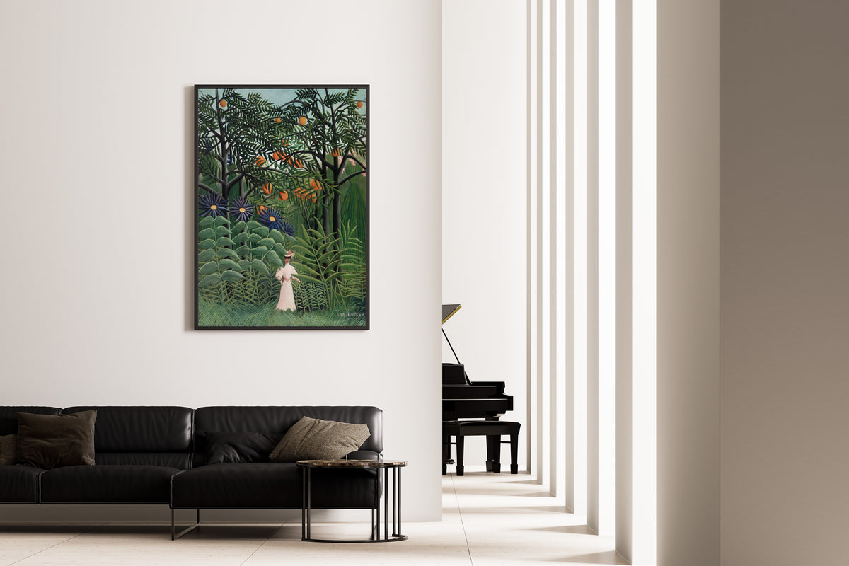 Henri Rousseau — Woman Walking in an Exotic Forest | Fine Art Print
