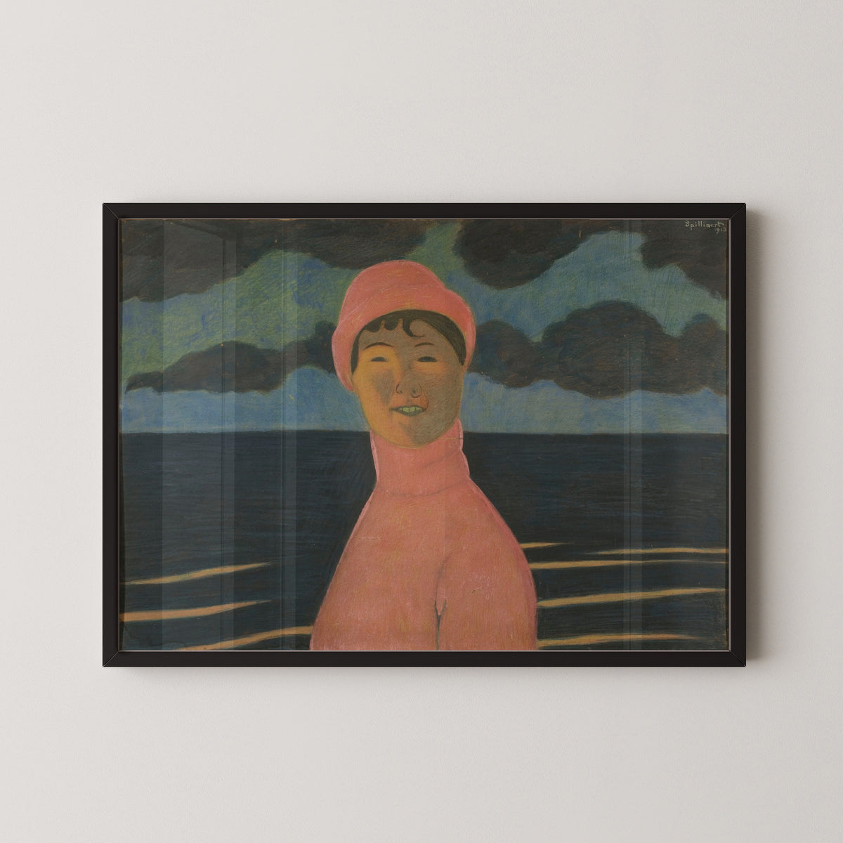 Léon Spilliaert — Woman at the Sea Side | Symbolist Art Print