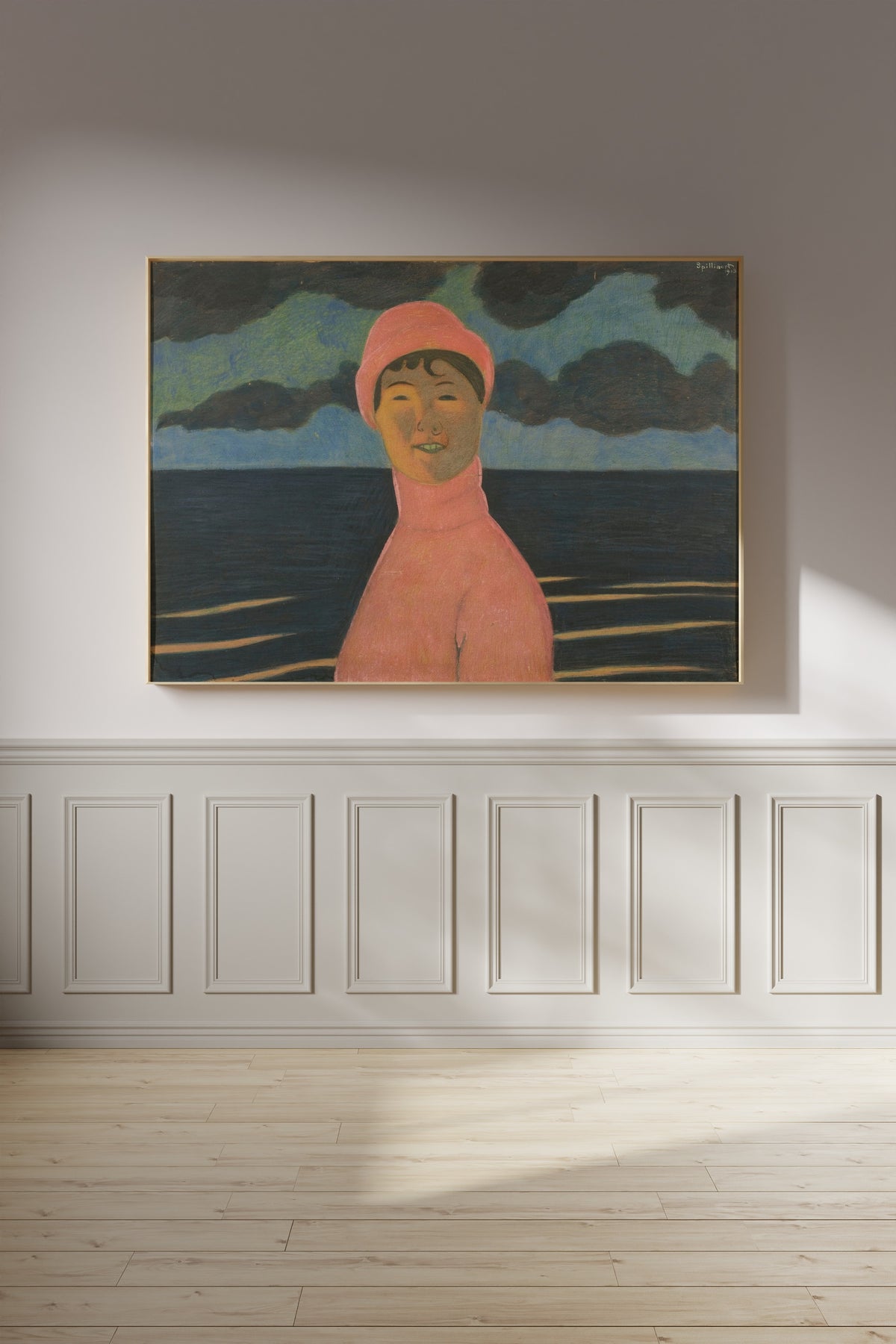Léon Spilliaert — Woman at the Sea Side | Symbolist Art Print