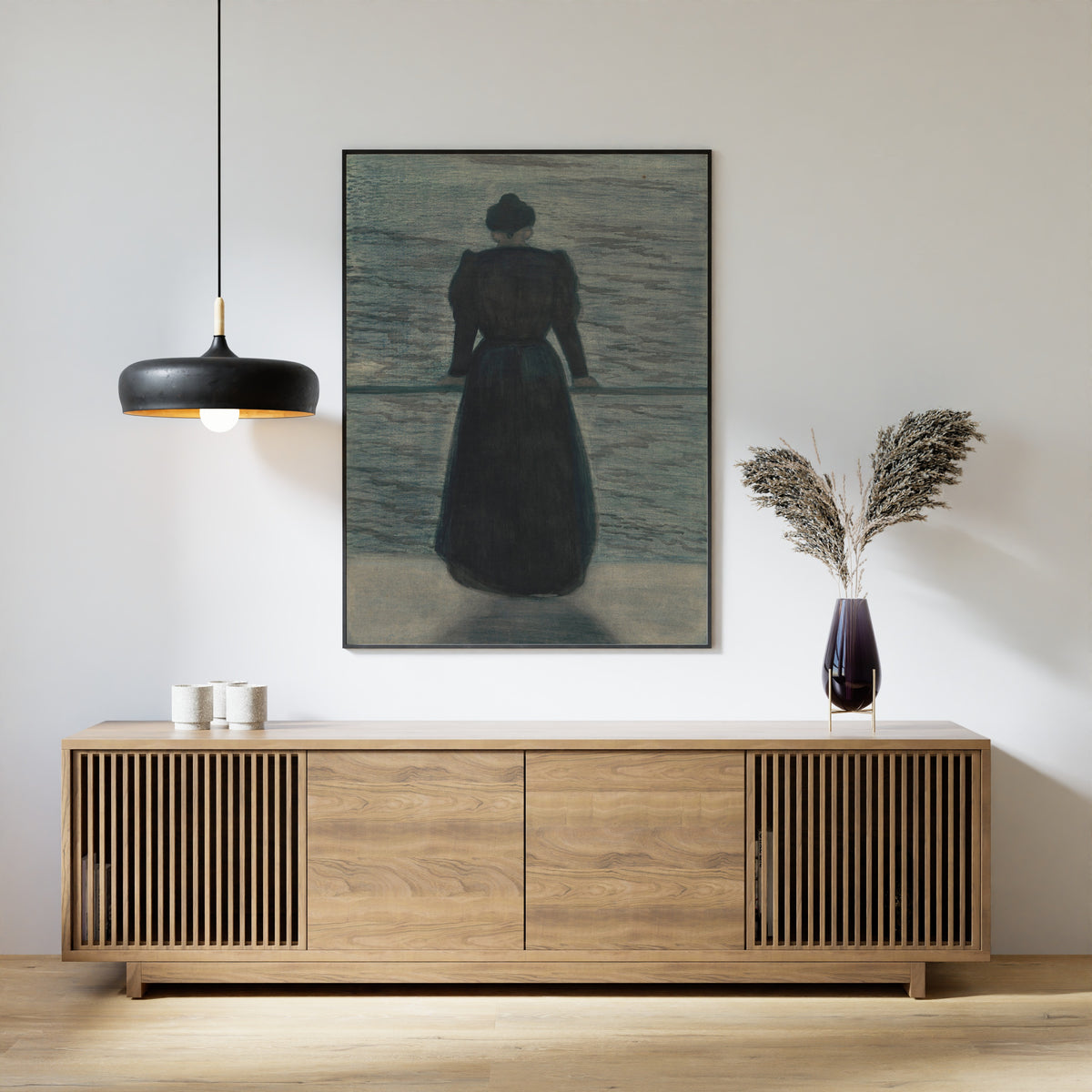 Léon Spilliaert — Woman by the Sea | Symbolist Art Print