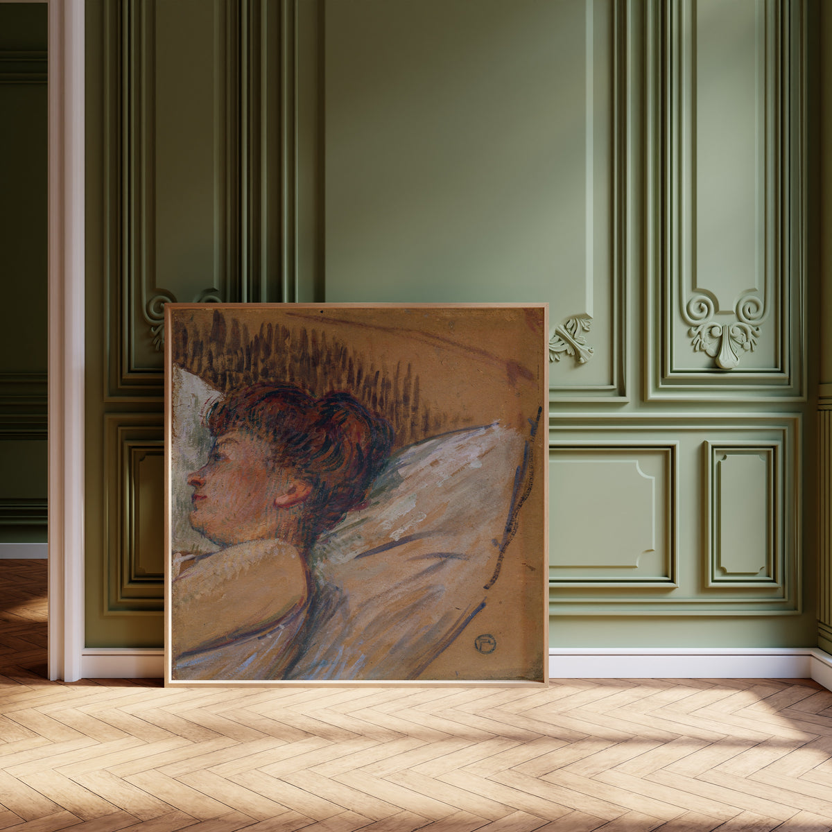 Henri de Toulouse-Lautrec — Woman in Bed (Frau im Bett) | Fine Art Print