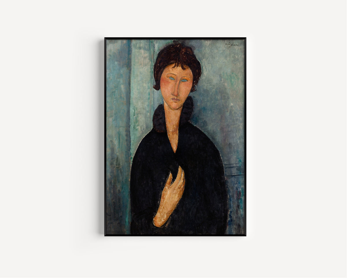 Amedeo Modigliani — Woman with Blue Eyes | Fine Art Print