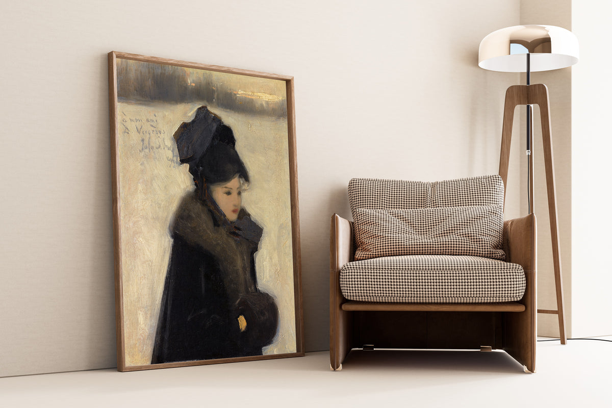 John Singer Sargent — Woman with Furs | Fine Art Print
