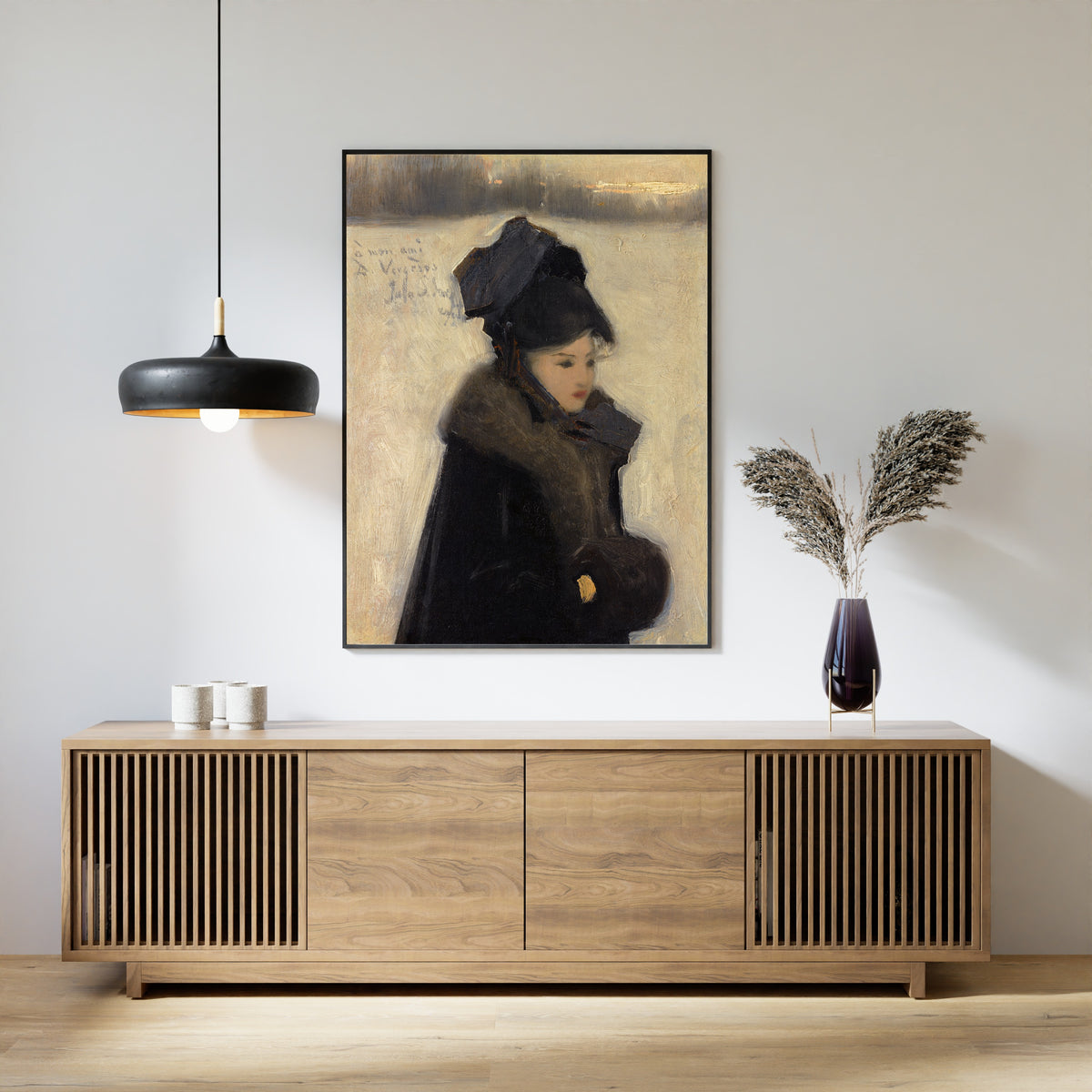 John Singer Sargent — Woman with Furs | Fine Art Print