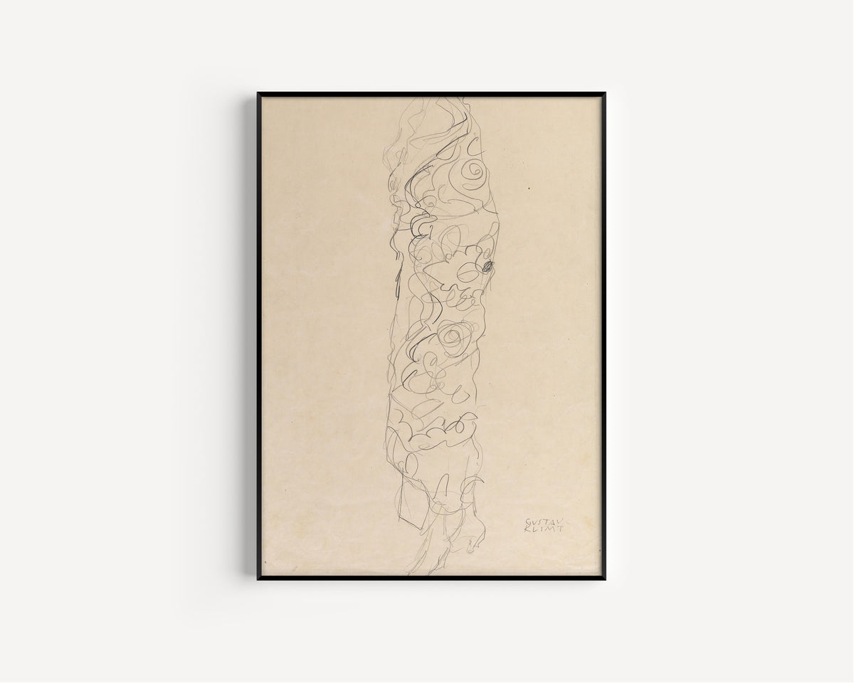 Gustav Klimt — Woman in Kimono | Fine Art Print